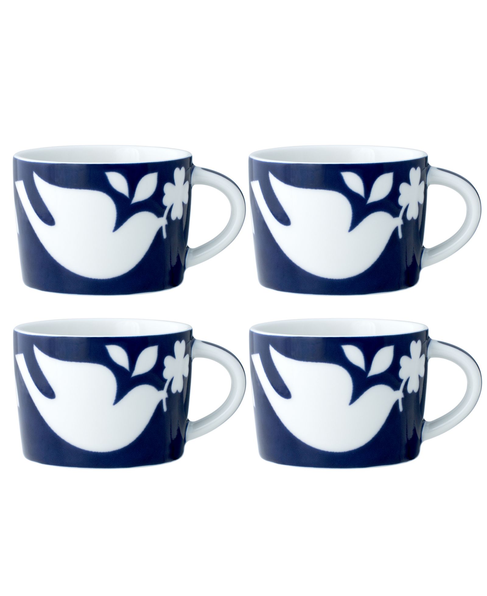 Набор чашек Noritake Bluefjord 4 шт. 6 oz.