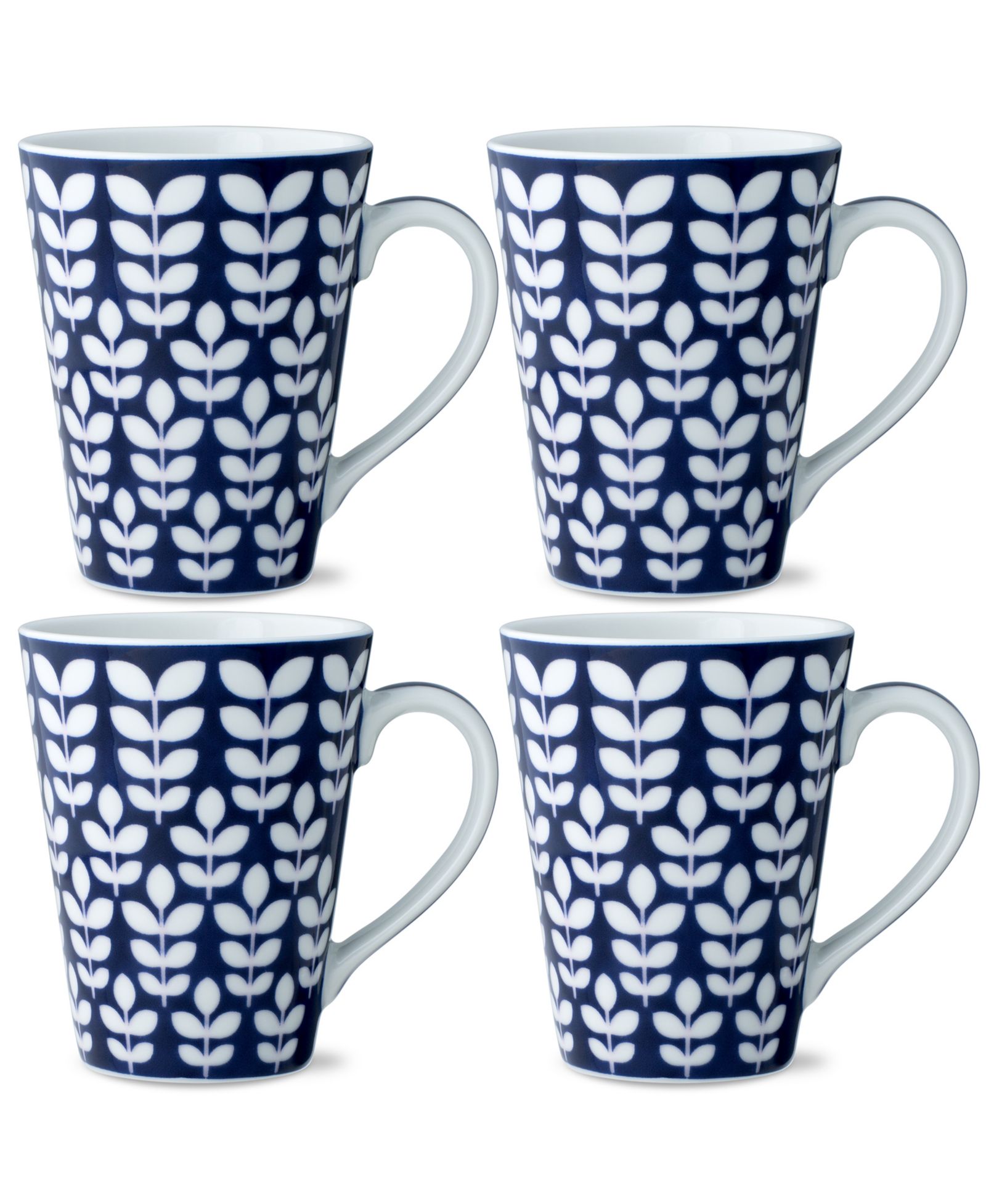 Noritake Bluefjord набор из 4 кружек, 12 oz.