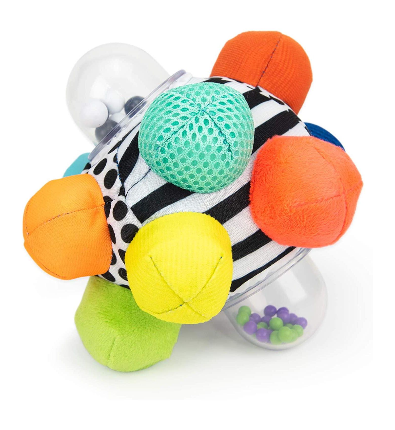 Развивающая игрушка Sassy Bumpy Ball, разноцветная с разной текстурой
