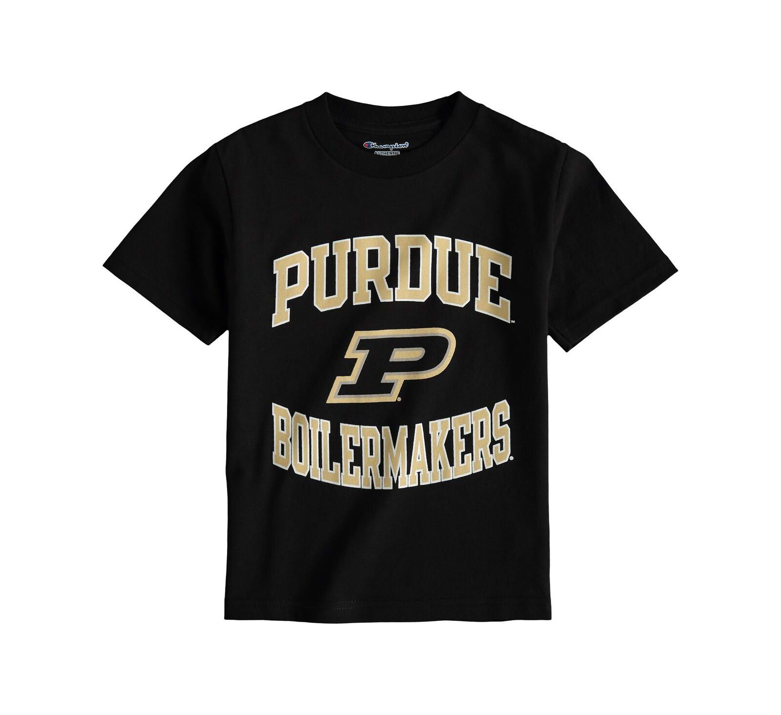 Детская футболка Champion Black Purdue Boilermakers Circling Team Jersey