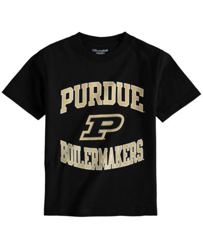 Детская футболка Champion Black Purdue Boilermakers Circling Team Jersey