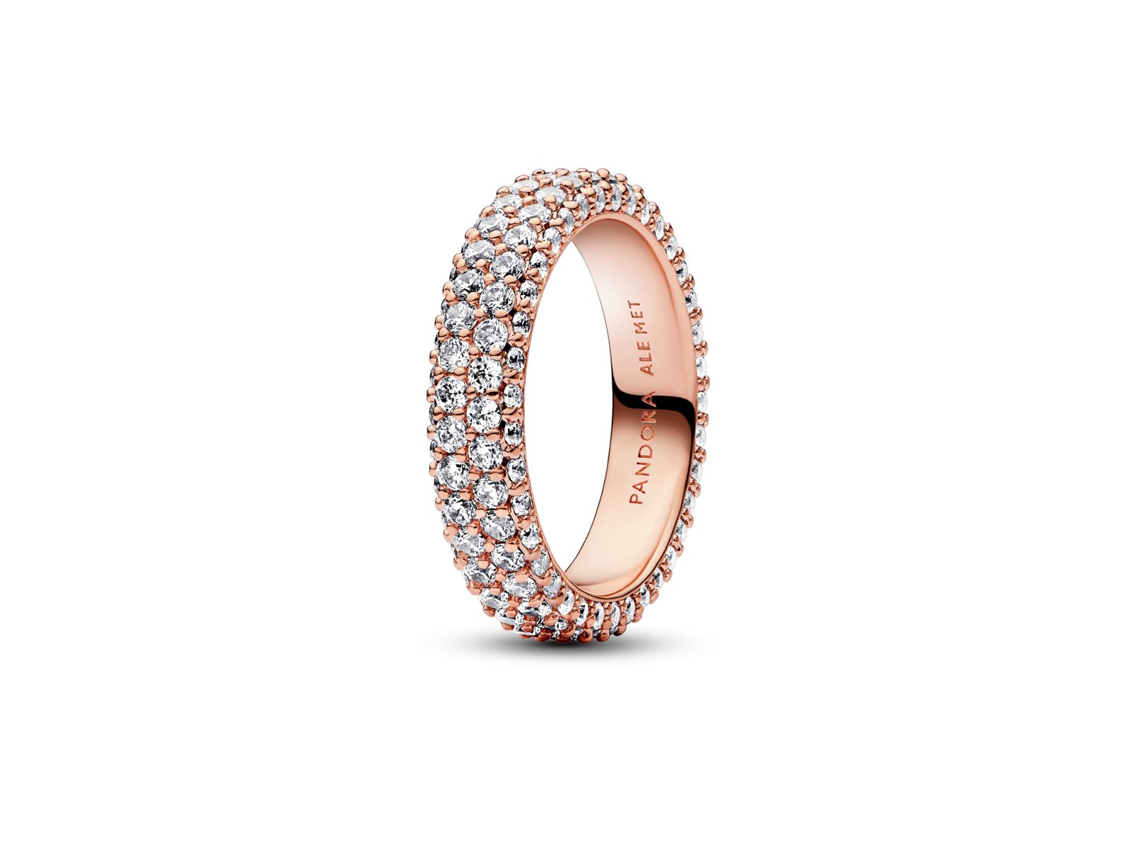Кольцо Pandora с двойным рядом фианитов Cubic Zirconia Timeless Pave