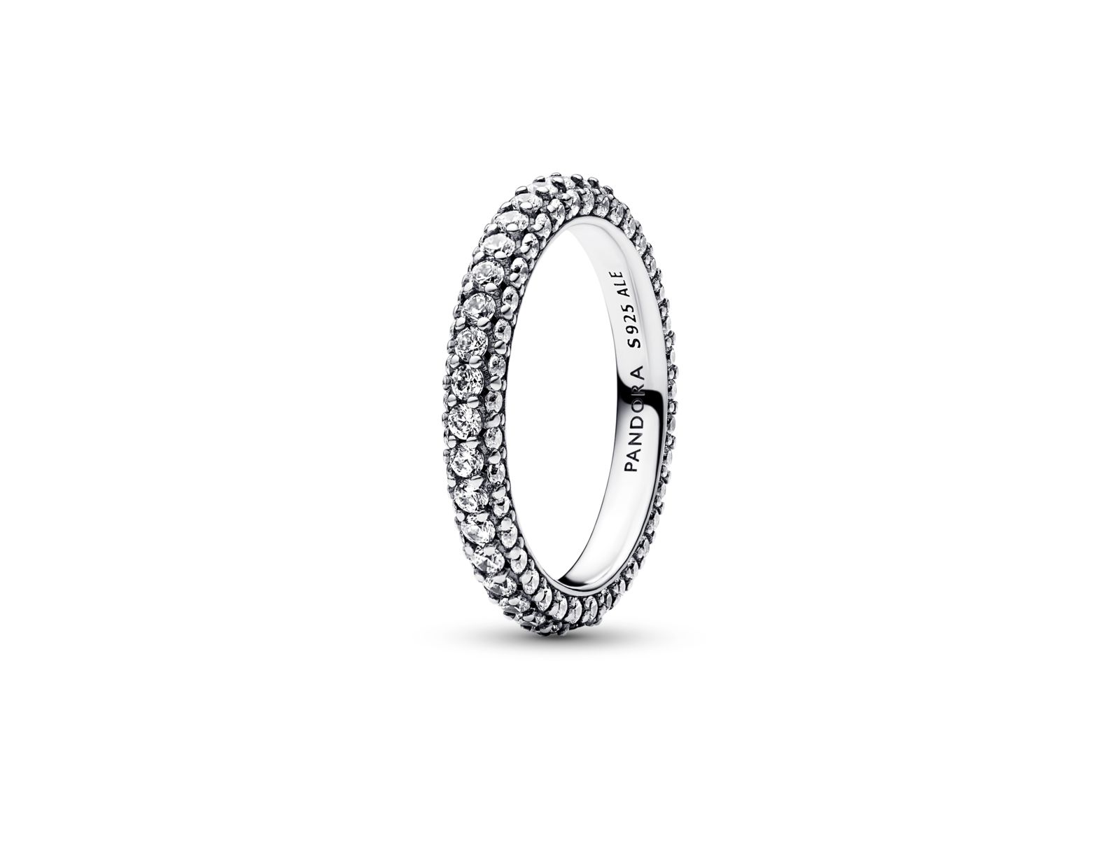 Pandora Кольцо Timeless Pave с Cubic Zirconia, однорядное