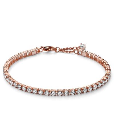 Браслет Pandora с блестящим кубическим цирконием и напылением 14K Rose Gold