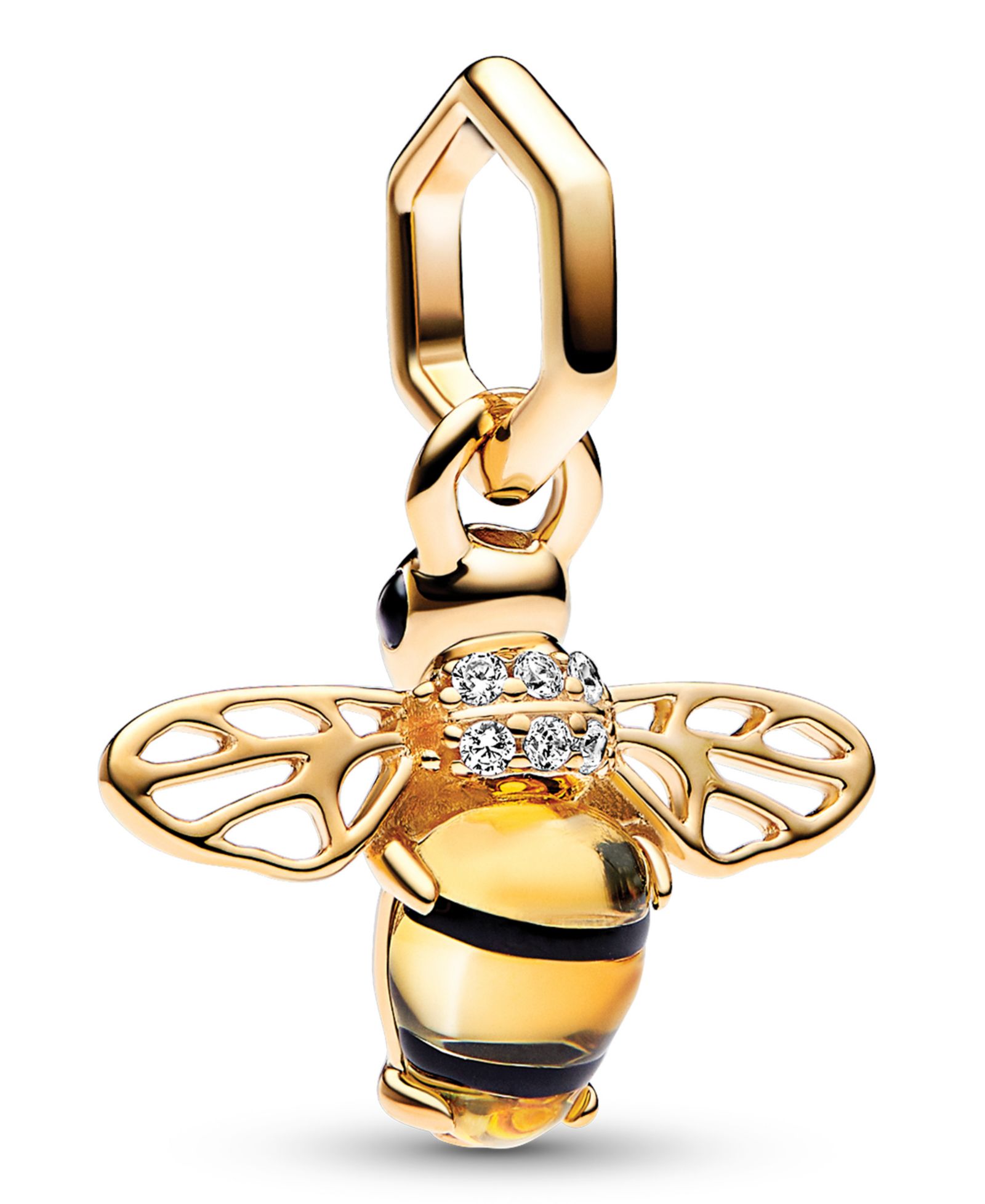 Подвеска Pandora Mixed Stone Sparkling Bee Dangle Charm