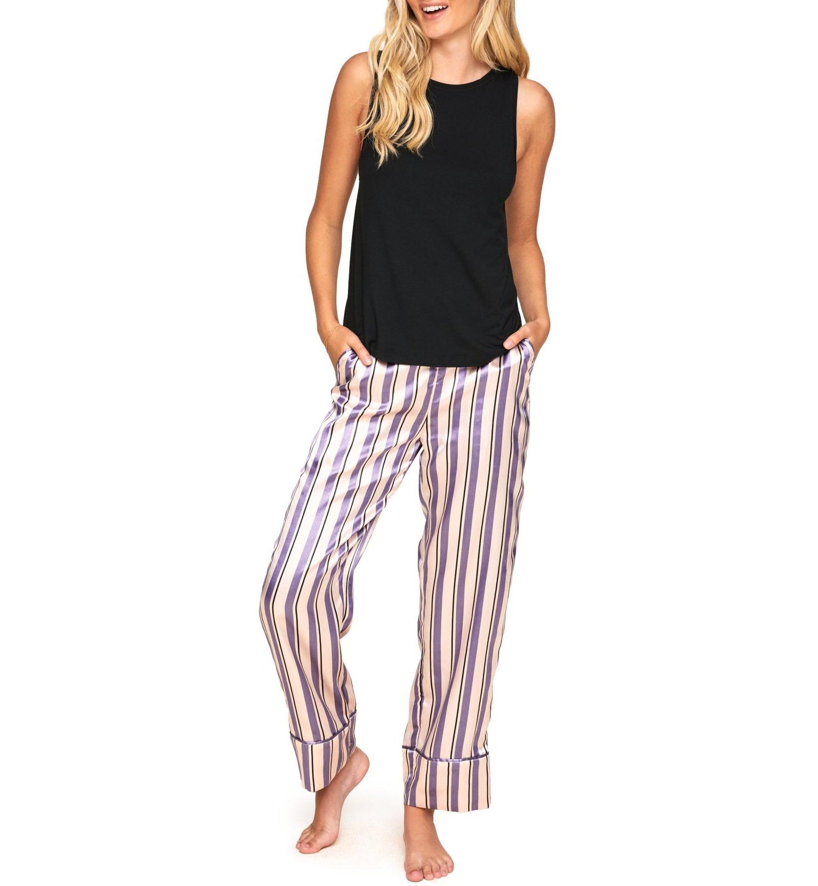 Adore Me Women's Alania Tank & Pants Pajama Set
