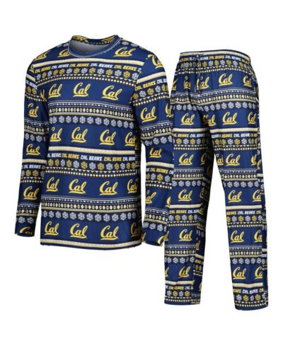 Мужской комплект из футболки и брюк Concepts Sport Navy Cal Bears Swivel Long Sleeve