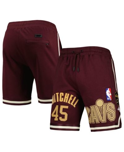 Men's Pro Standard Donovan Mitchell Wine Cleveland Cavaliers Player Replica Shorts