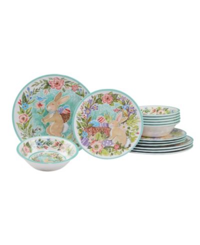 Набор столовой Certified International Joy of Easter 12 Pc. Melamine