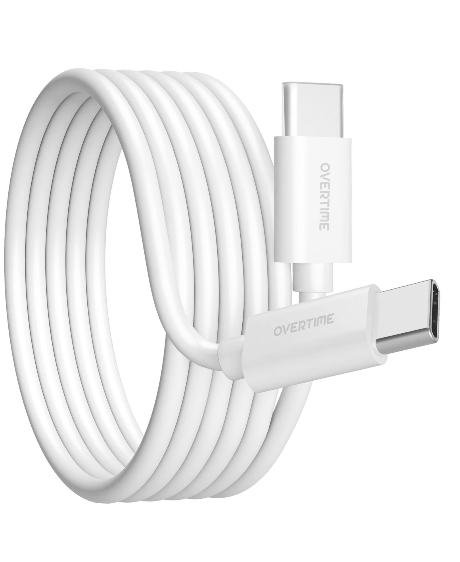 Overtime 10ft USB Type-C Apple MFi-Certified Charging Cable for iPhone 15, Samsung, Pixel, and More