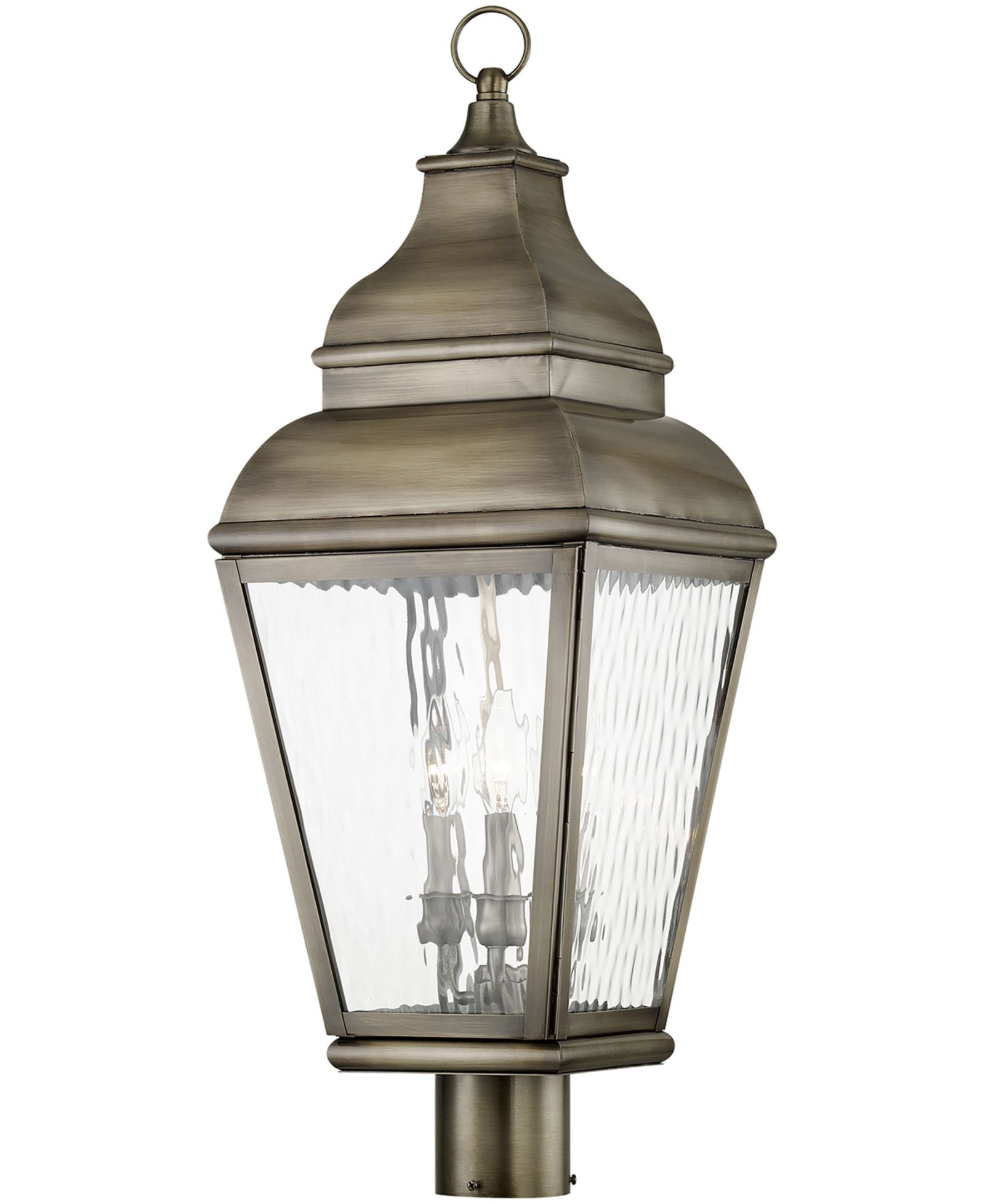 Уличный фонарь Livex Exeter 3 Light Post Top Lantern