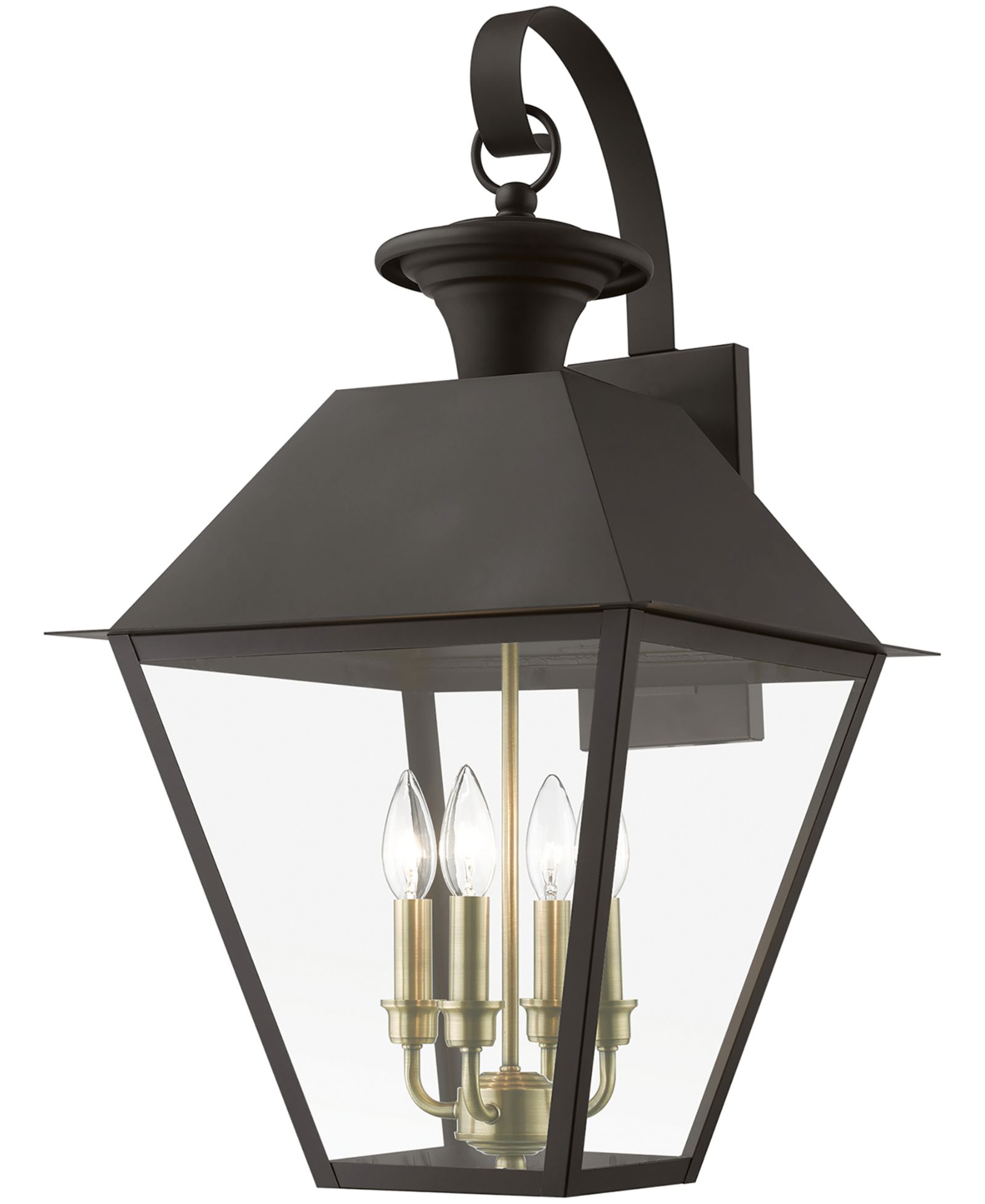 Livex Wentworth 4 Light Outdoor Extra Large Wall Lantern