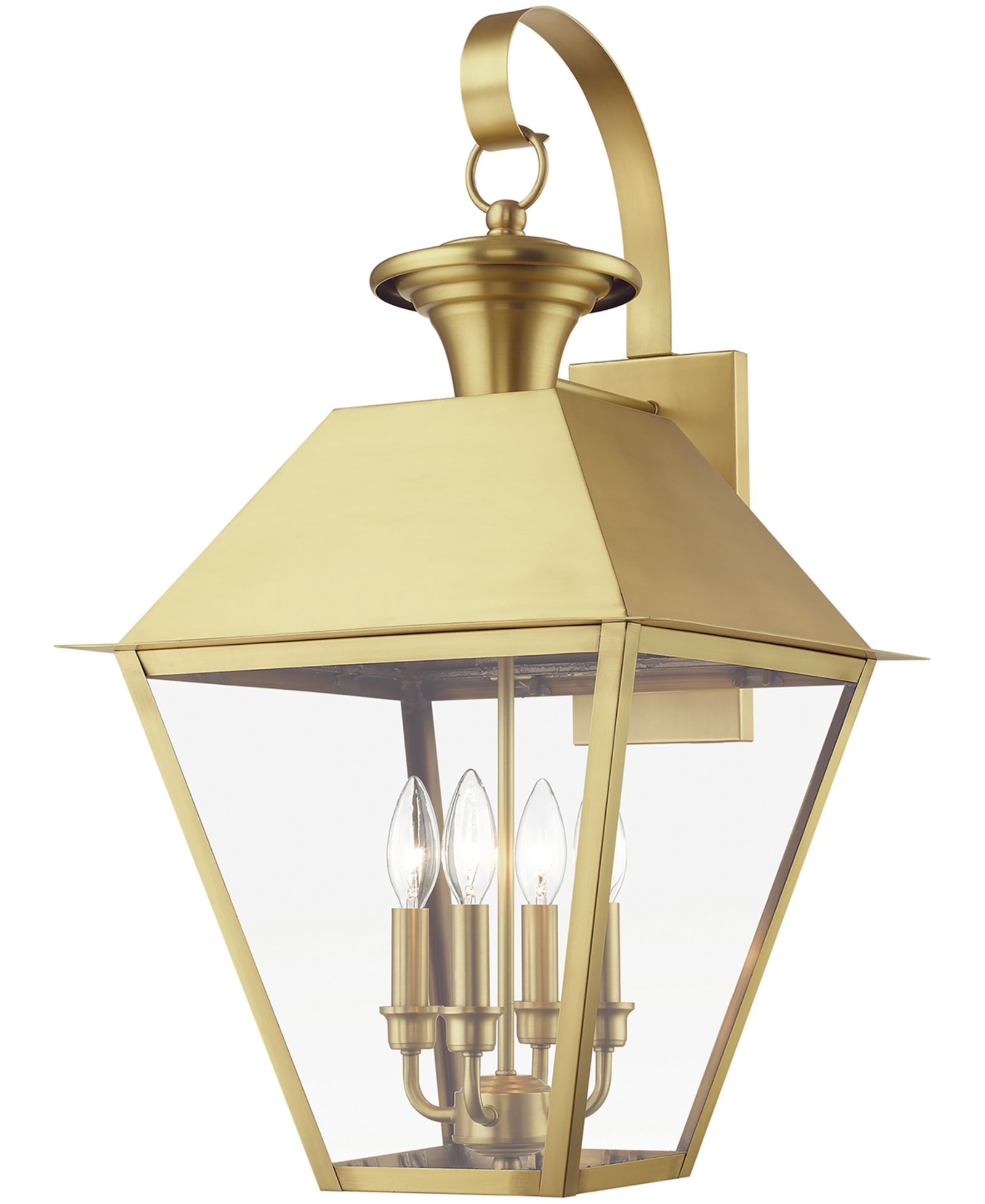 Уличный настенный фонарь Livex Wentworth 4 Light Extra Large