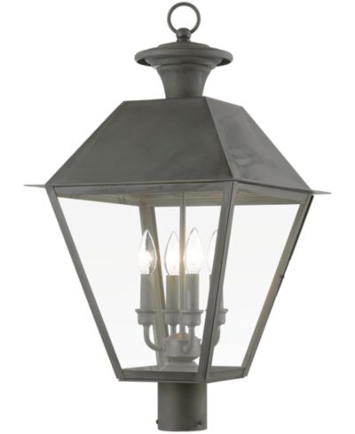 Уличный фонарь Livex Wentworth 4 Light Outdoor Extra Large Post Top Lantern