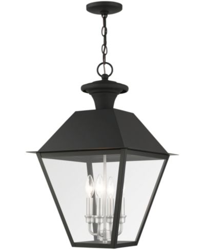 Подвесной уличный фонарь Livex Wentworth 4 Light Pendant Lantern