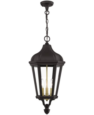 Livex Morgan 3 Light Outdoor Pendant Lantern