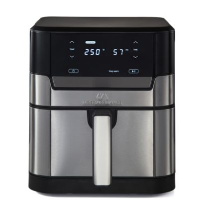 Uber Appliance Air fryer XL Premium - 7 Quart Stainless Steel - PFOA/PTFE Free Ceramic non stick
