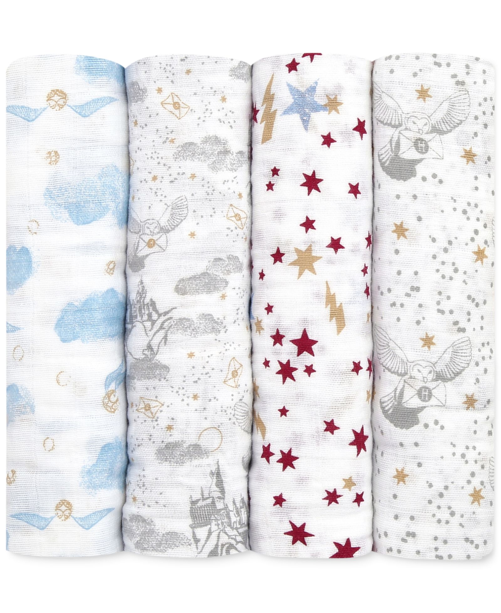 aden by aden + anais Детский Harry Potter Swaddles Pack of 4