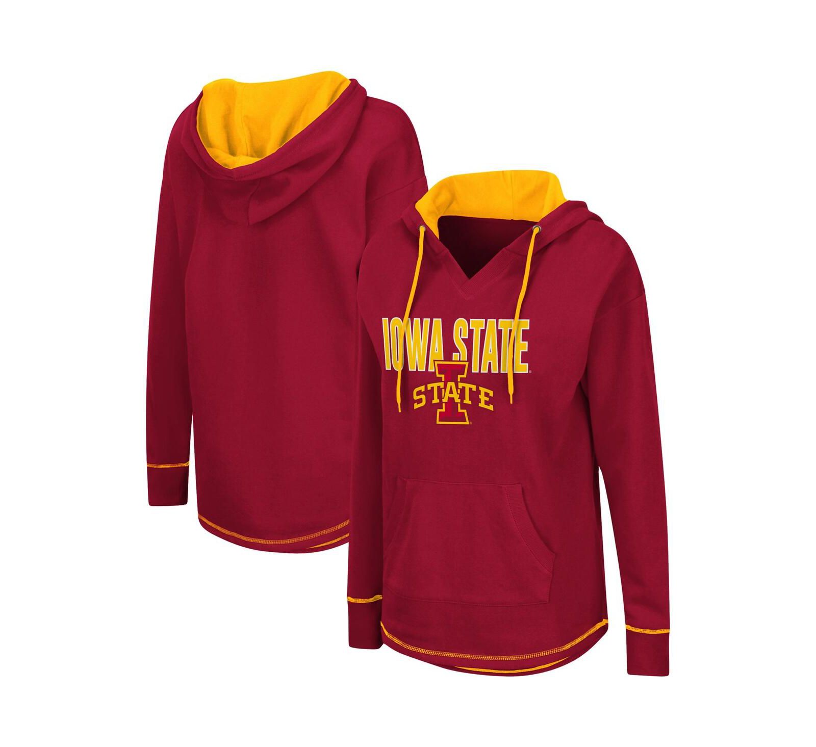 Женский худи-туника Colosseum Cardinal Iowa State Cyclones