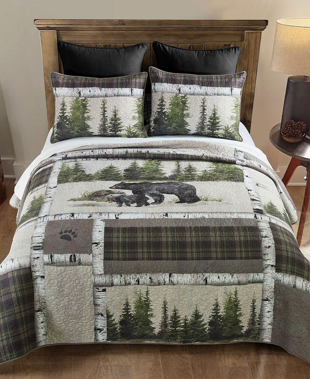 Комплект из 2 одеял Donna Sharp Bear Panels, Twin