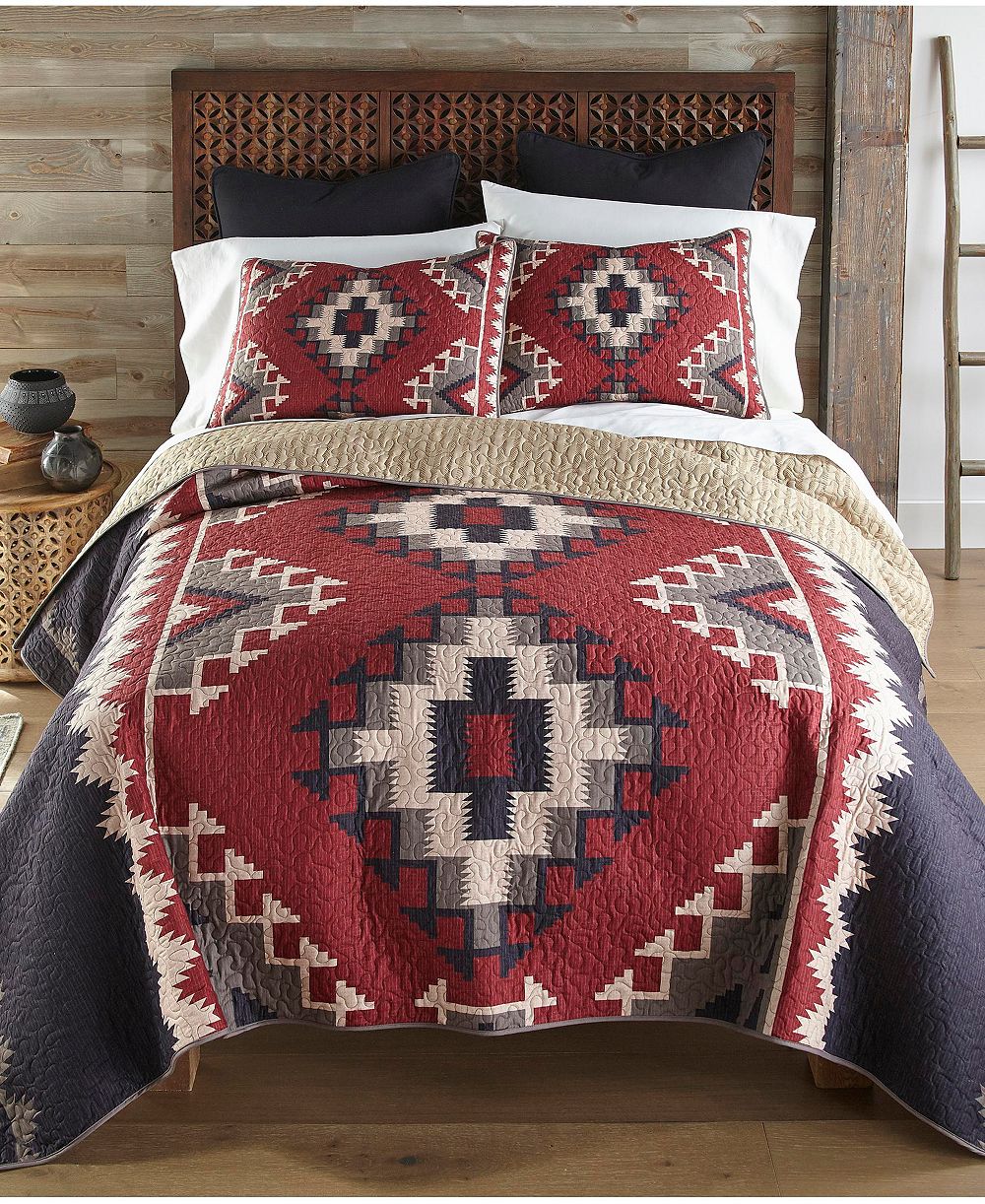 Комплект покрывала Donna Sharp Mojave Red, 3 предмета, Queen