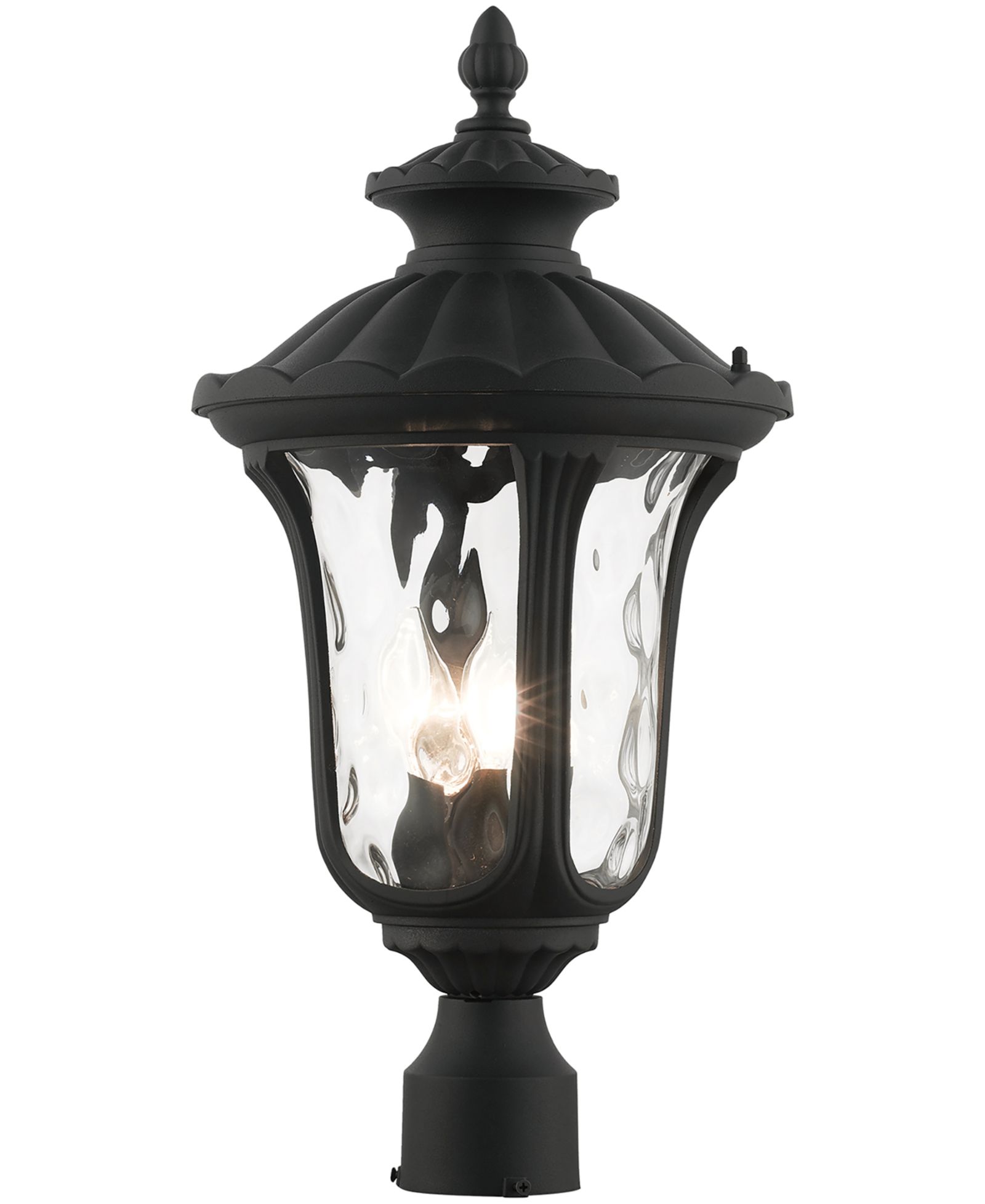 Livex Oxford 3 Light Outdoor Post Top Lantern