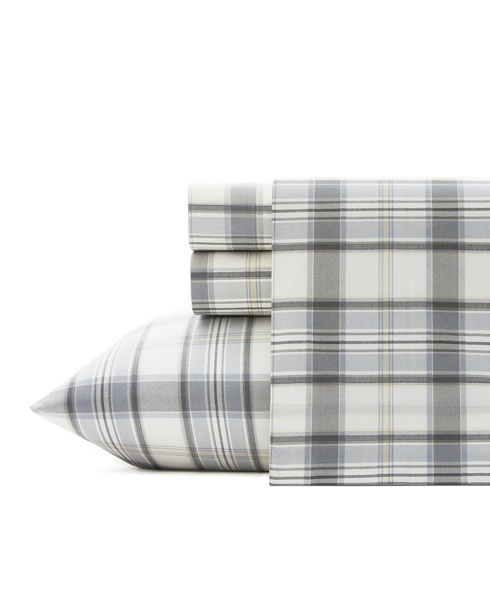 Комплект простыней Eddie Bauer Printed 200-Thread Count Cotton Percale 4-Pc. King