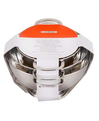 Le Creuset Набор из 3 стальных дуршлагов