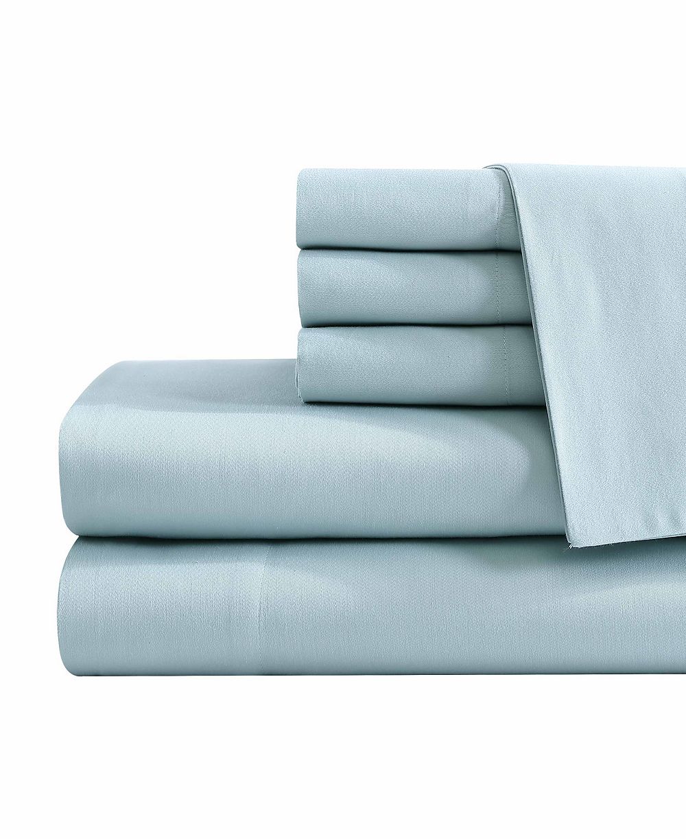 Комплект постельного белья Tommy Bahama Home Solid 1000-Thread Count Cotton Blend Sateen 6 Piece, Queen