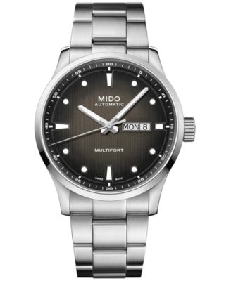 Mido Men's Swiss Automatic Multifort Stainless Steel Bracelet Watch 42mm