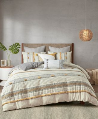 INK+IVY Cody 3-Piece Cotton Comforter Set, Full/Queen