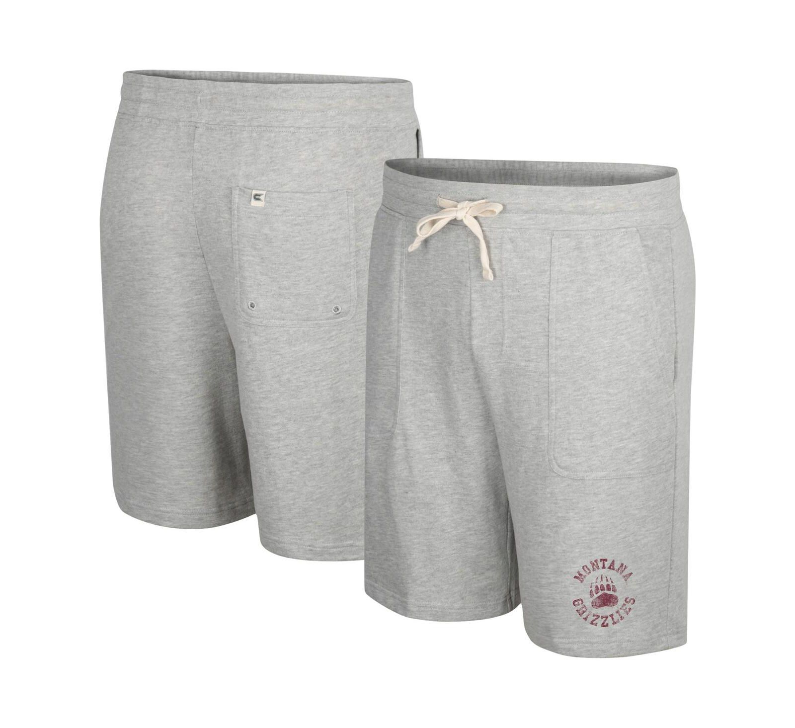Colosseum шорты Terry, мужские, Heather Gray Montana Grizzlies