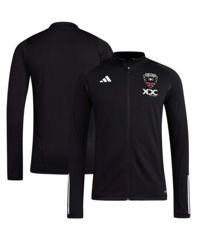 Men's adidas Black D.C. United 2023 On-Field AEROREADY Full-Zip Training Top