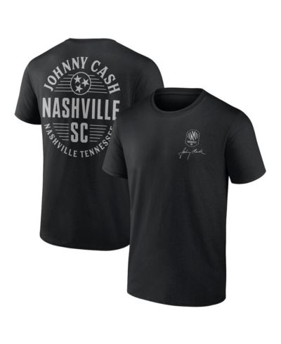 Men's Fanatics Black Nashville SC Johnny Cash Oval T-shirt