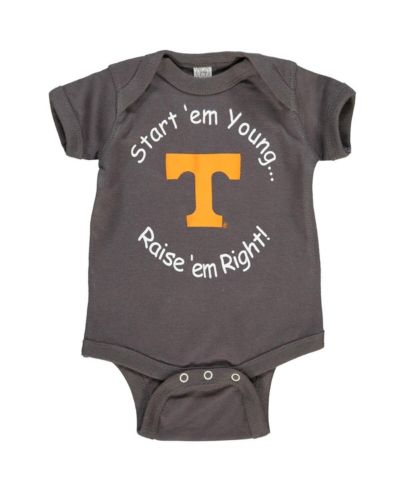 Детский боди для новорожденных и малышей Charcoal Tennessee Volunteers