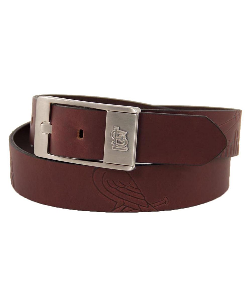 Мужской кожаный ремень Eagles Wings Brown St. Louis Cardinals Brandish