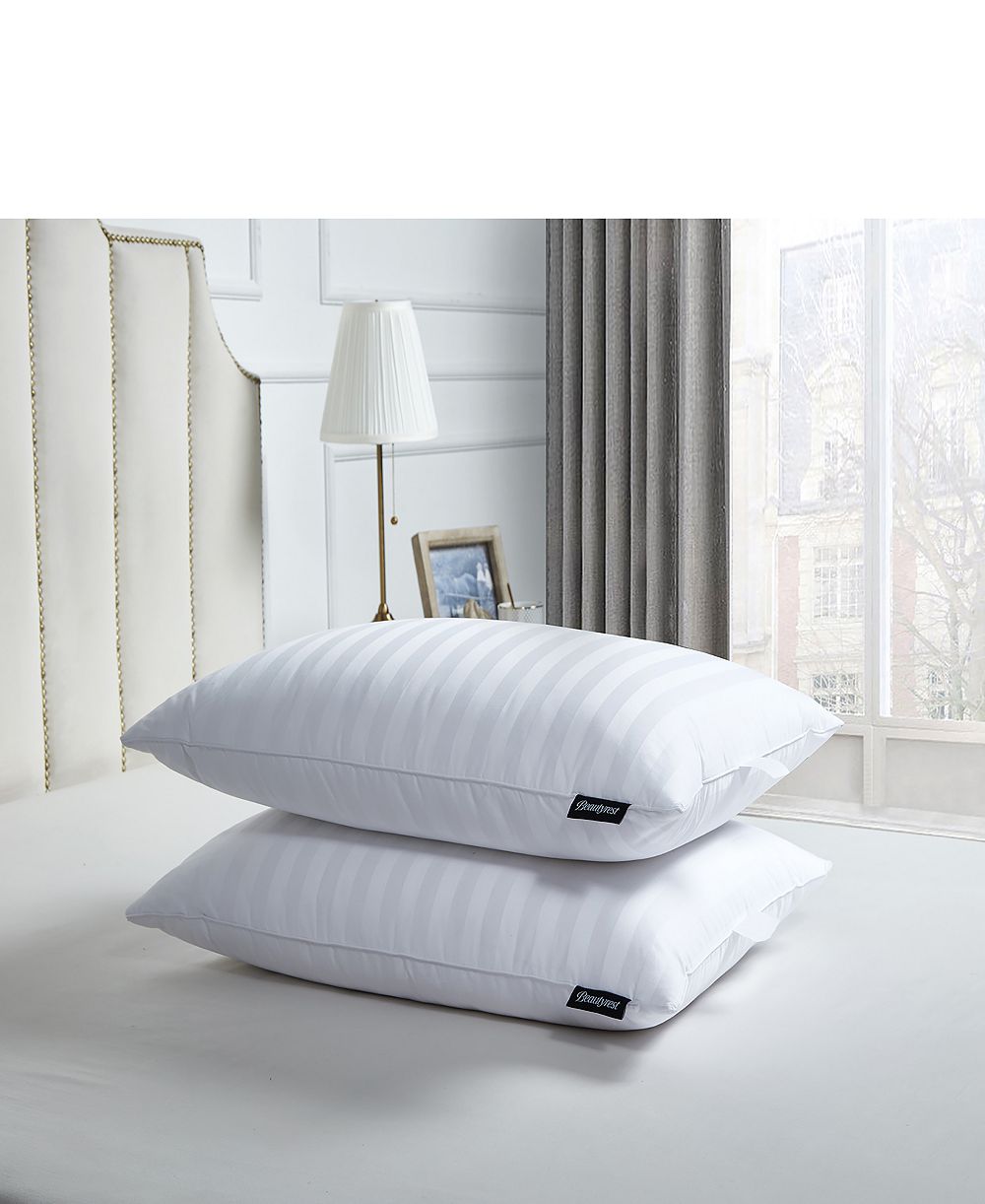Beautyrest Softy-Around белые подушки с гусиным пером и пухом, 2-Pack, King