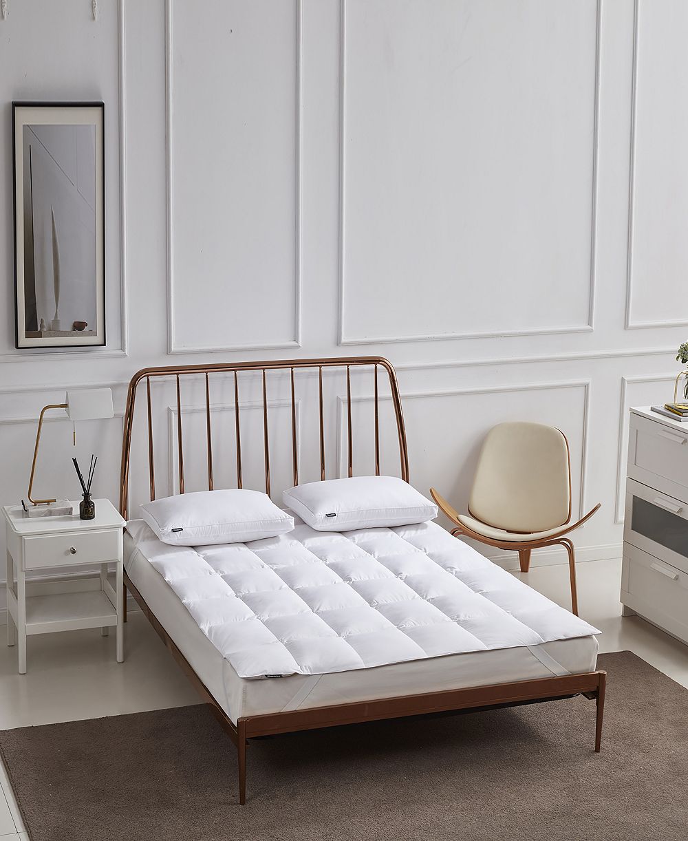 Beautyrest Наматрасник Feather & Down Fiber, Full