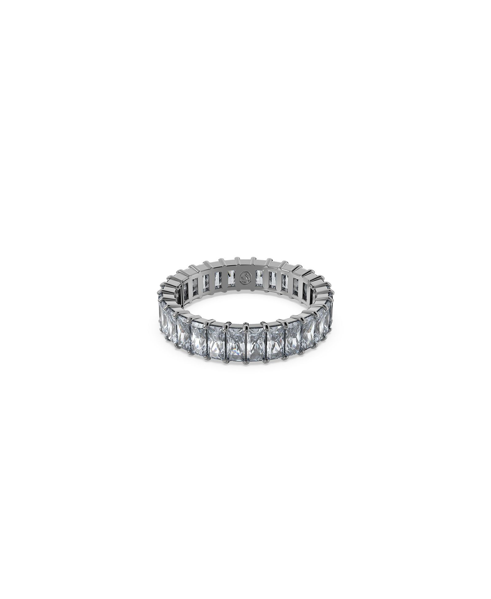 Кольцо Swarovski Crystal Baguette Cut Gray Matrix