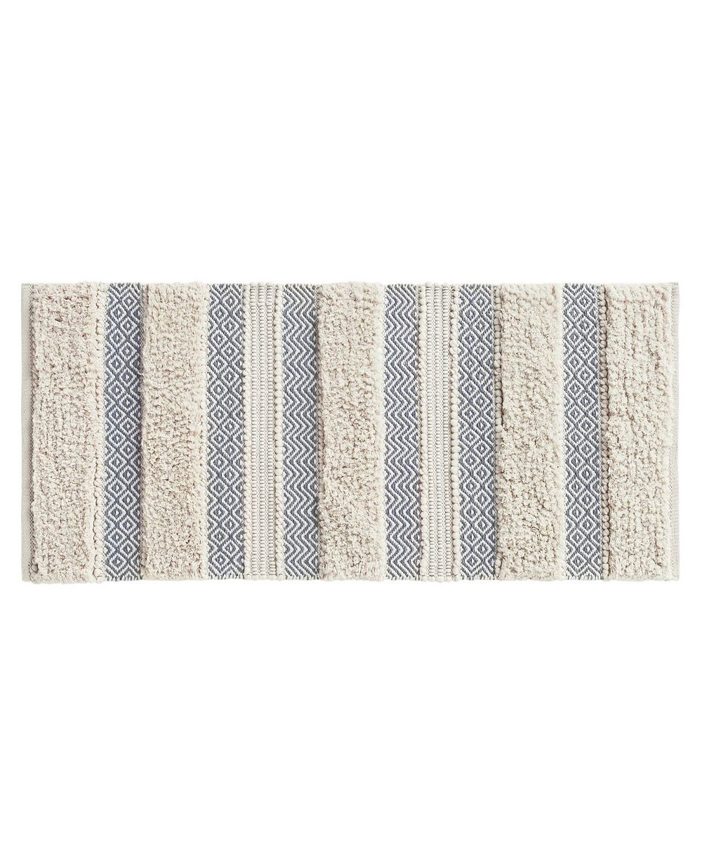 INK+IVY Asher Woven Texture Stripe коврик для ванной, 20" x 32"