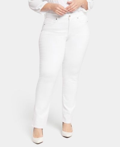 NYDJ Plus Size Waist Match Marilyn Straight Jeans