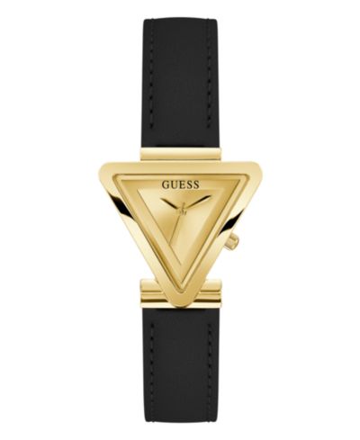 GUESS Women's Analog Black Stainless Steel Watch 34mm
