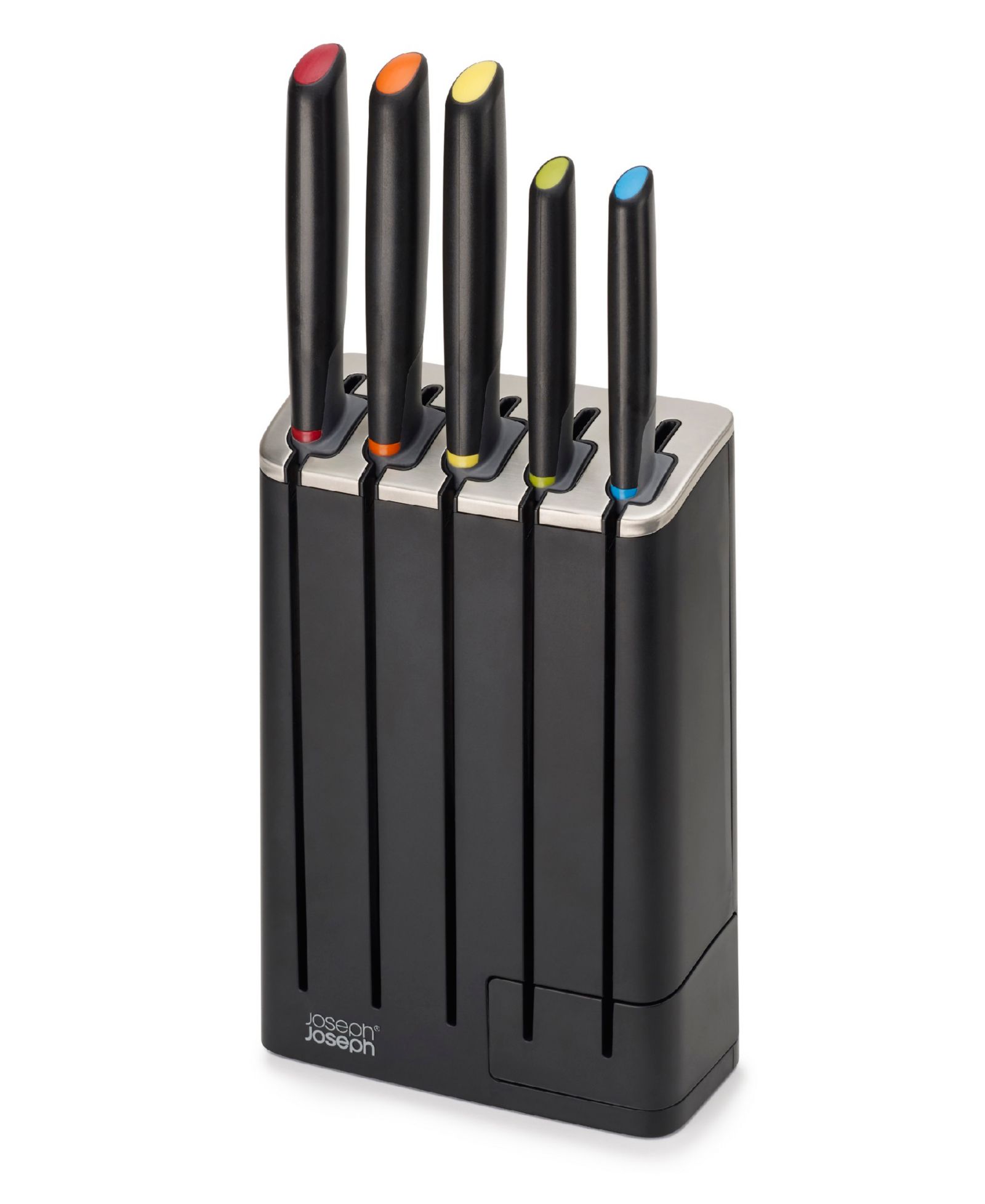 Joseph Joseph набор ножей Elevate Knives Slim Block из 5 предметов с керамической точилкой