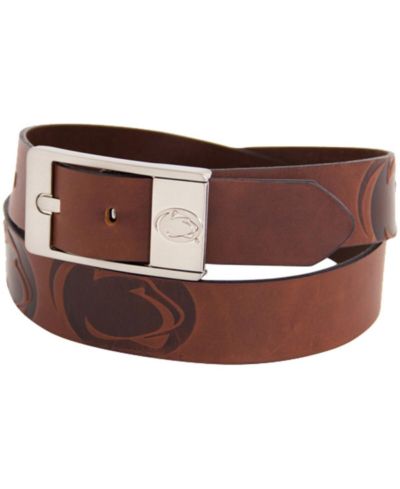 Men's Penn State Nittany Lions Brandish Leather Belt - Brown