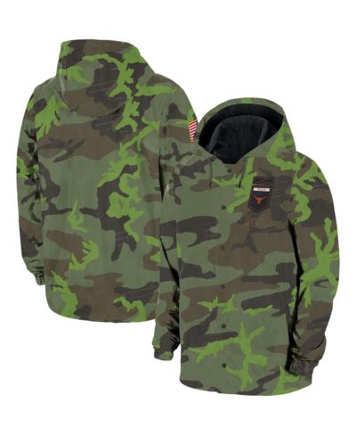 Мужская куртка-толстовка Nike Camo Texas Longhorns Full-Snap Hoodie
