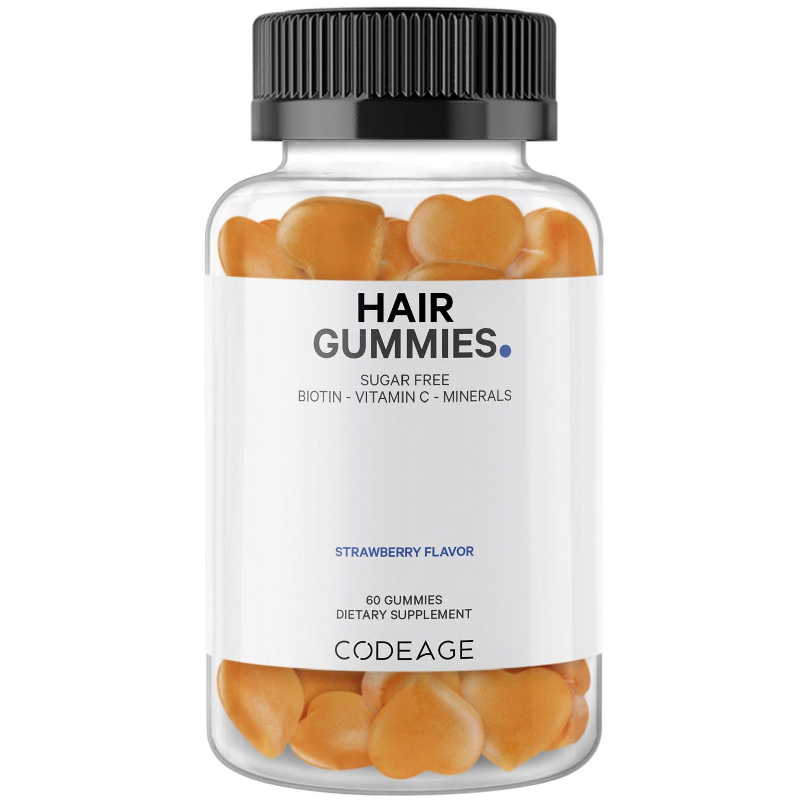Витамины Codeage Hair Gummies Biotin 5000 mcg Sugar Free