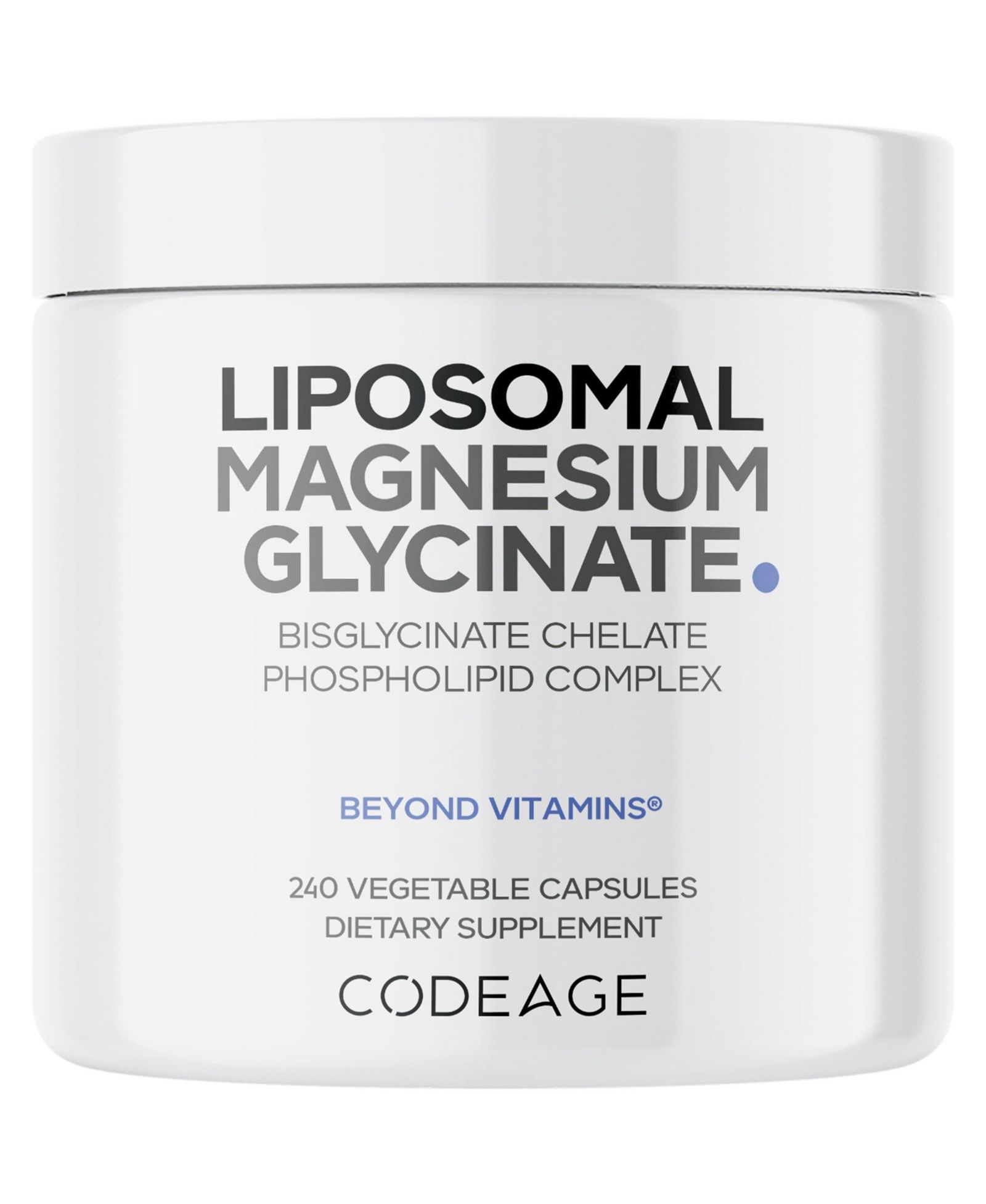 Добавка Codeage Liposomal Magnesium Glycinate 240 ct