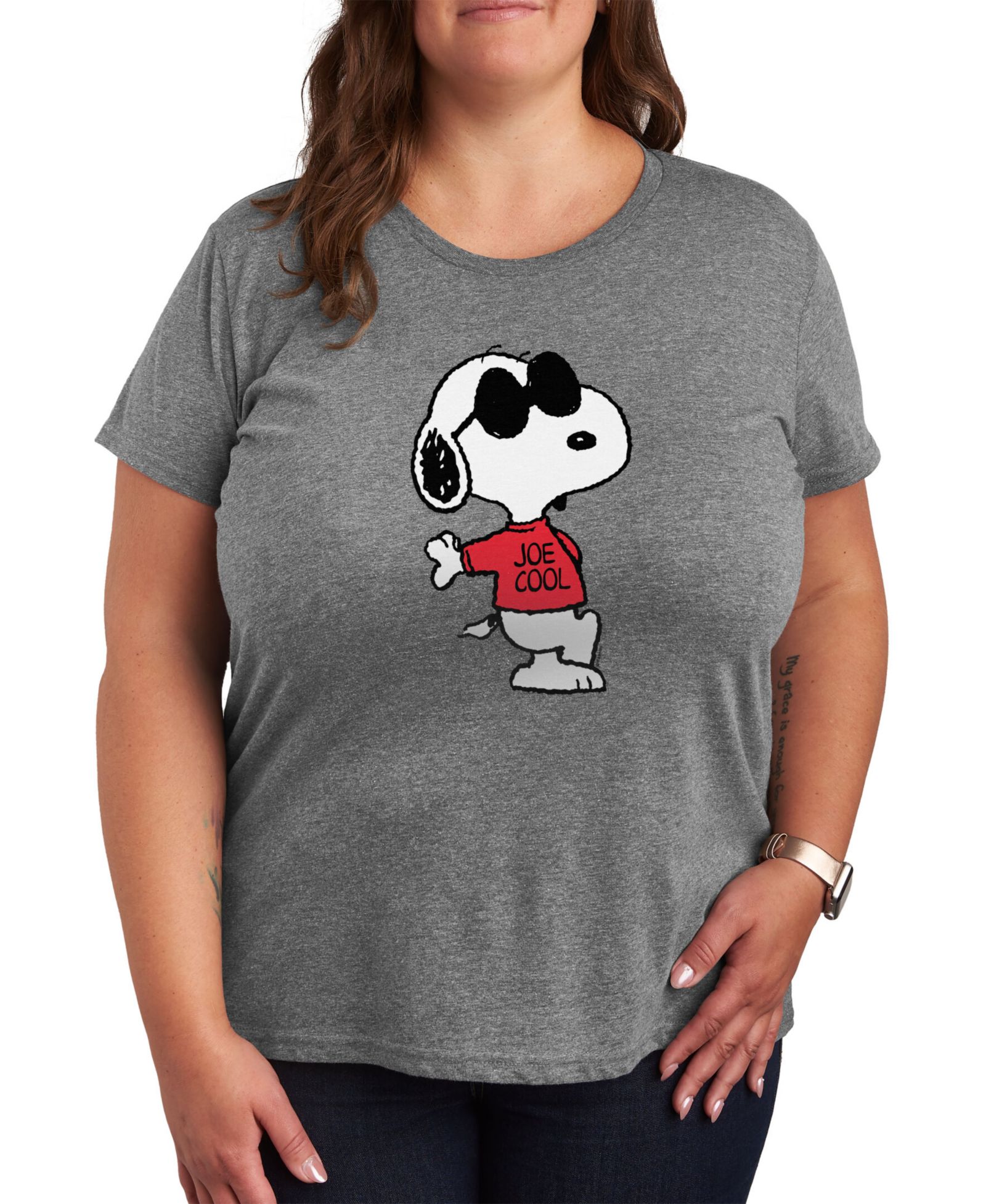 Hybrid Apparel футболка с графикой Peanuts Plus Size