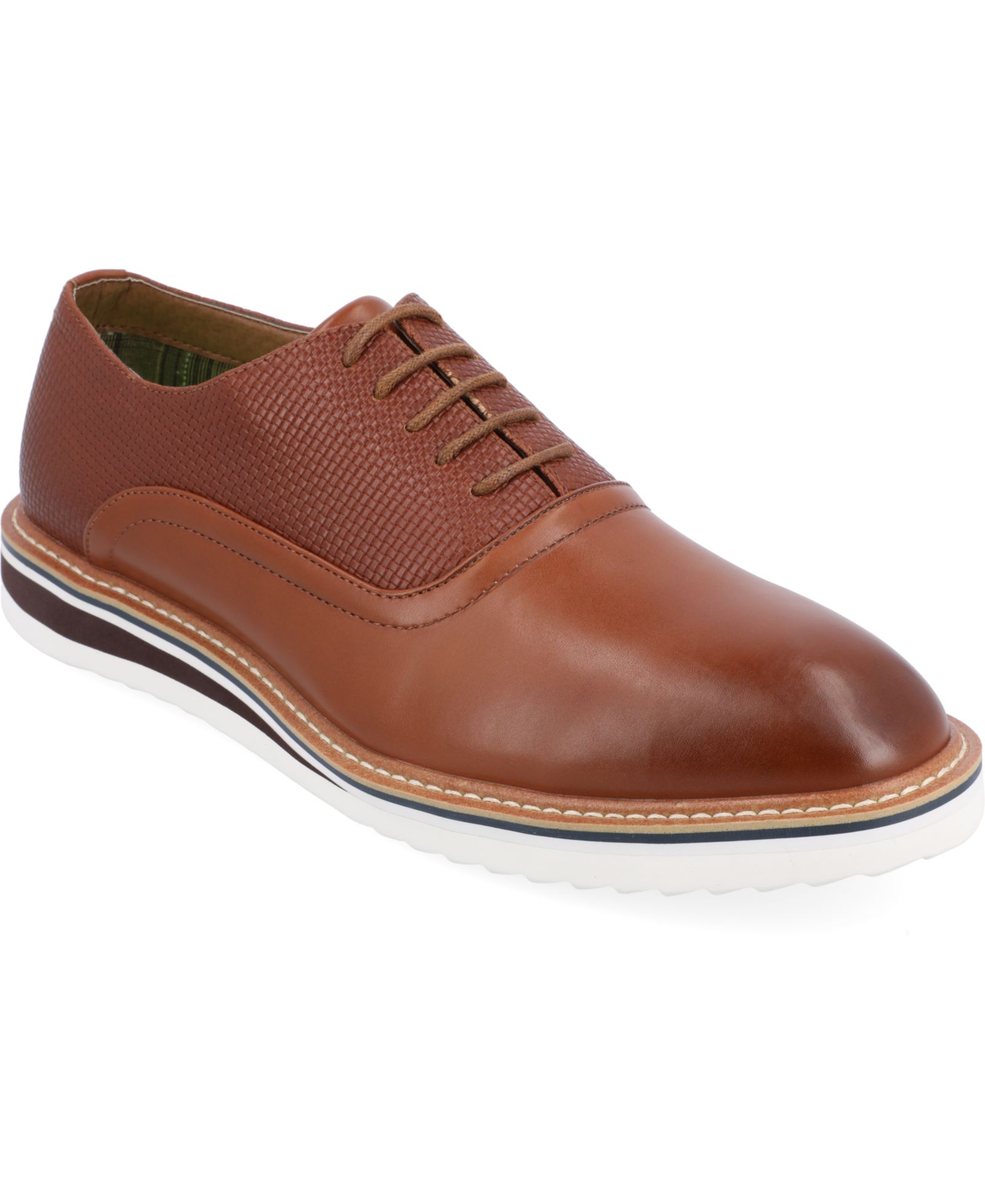 Vance Co. Men's Weber Plain Toe Hybrid Dress Shoes