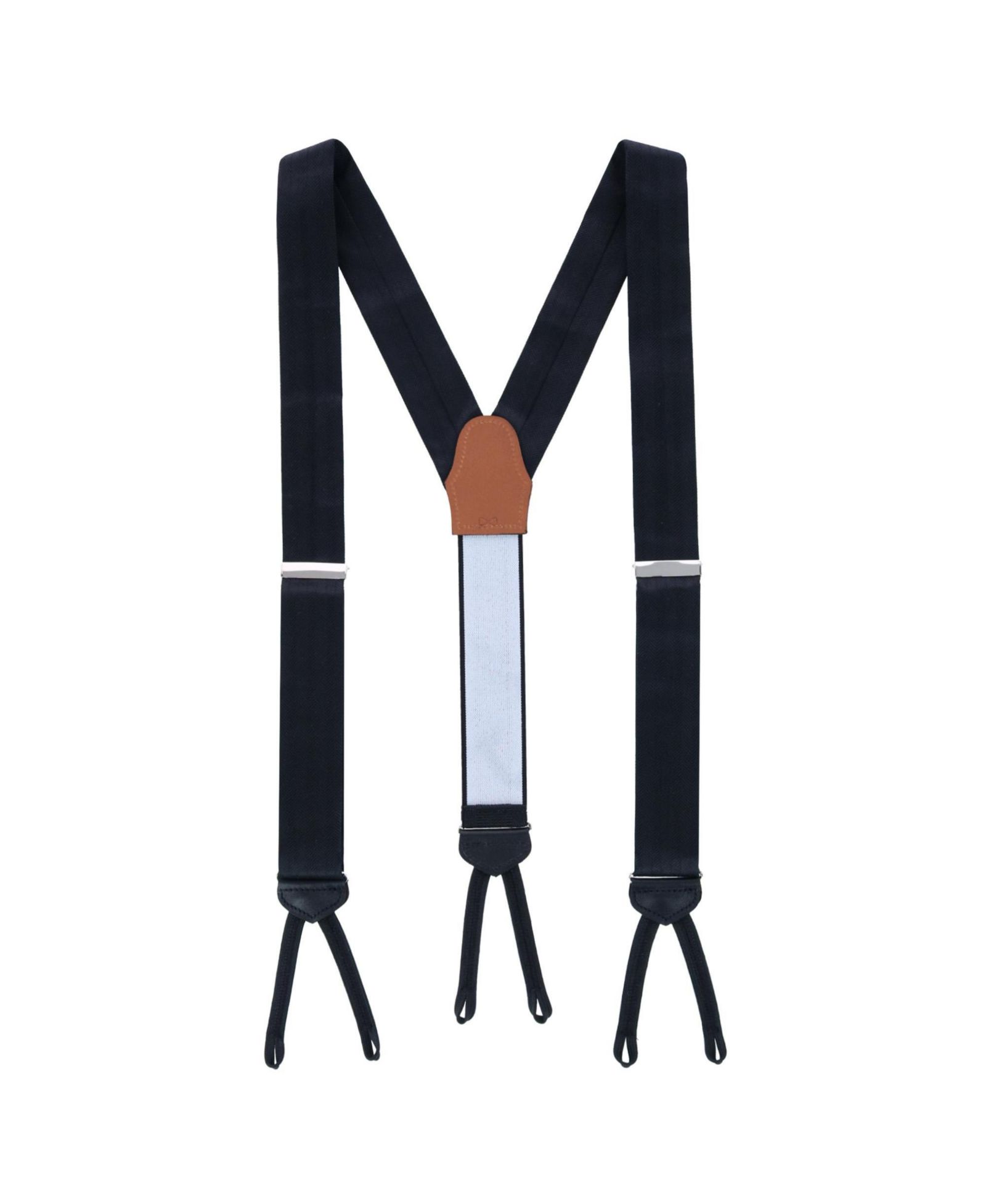 TRAFALGAR Men's Classic Herringbone Formal End Silk Suspenders